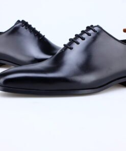 Alternative view of Black Wholecut Oxford Dress Shoes for Men