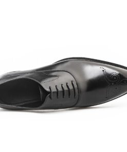 Alternative view of Black Wholecut Oxford Dress Shoes for Men